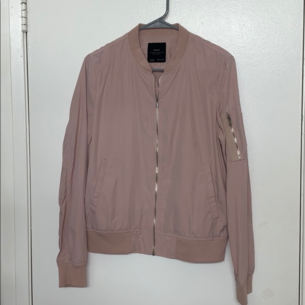 Blush Zara Bomber Jacket
